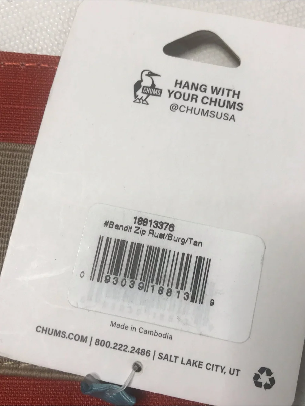 Chums bandit zip